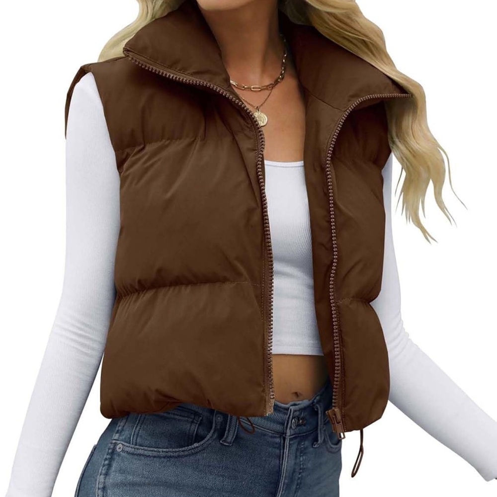 Cropped vest